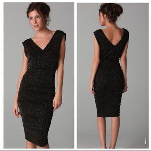 Alice and Olivia: Black with glitter accent Dress